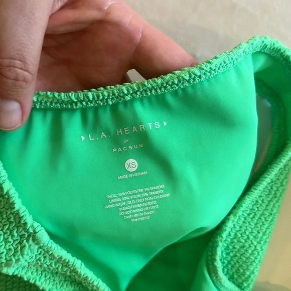 PacSun Mint Green Cutout One Piece Swimsuit - Picture 6 of 6